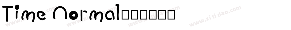 Time Normal字体转换